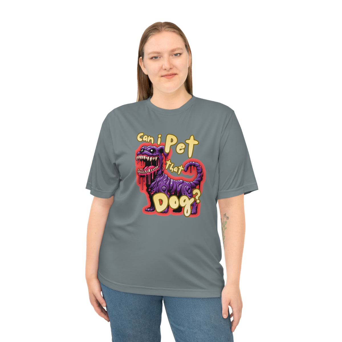 Tooth and Pixel- 'Can I Pet That Dog? '- Funny Dog Lover T-Shirt