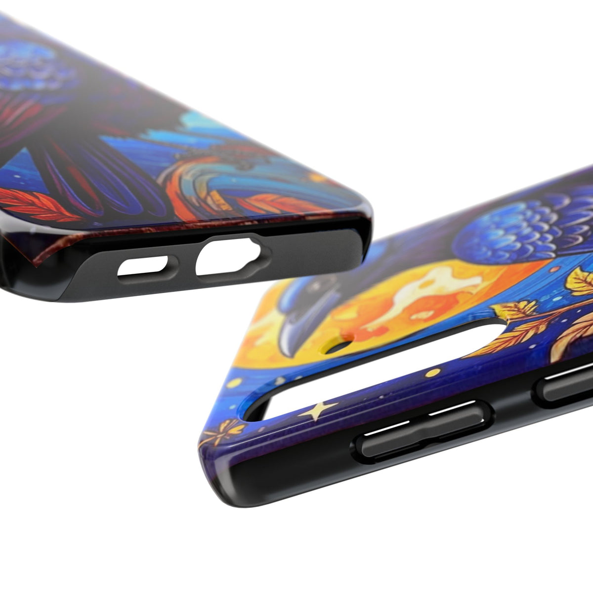 Purple Gothic Raven Phone Case — Moonlight Raven Design